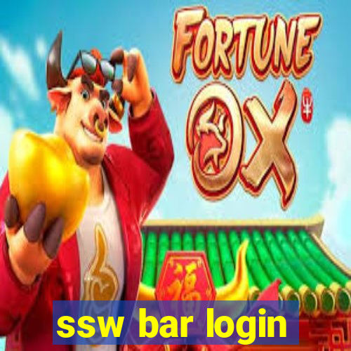 ssw bar login