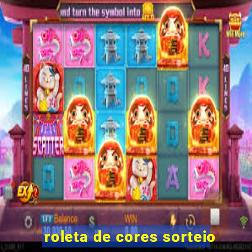 roleta de cores sorteio