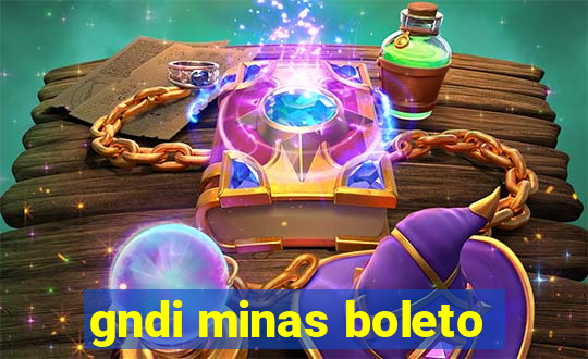 gndi minas boleto