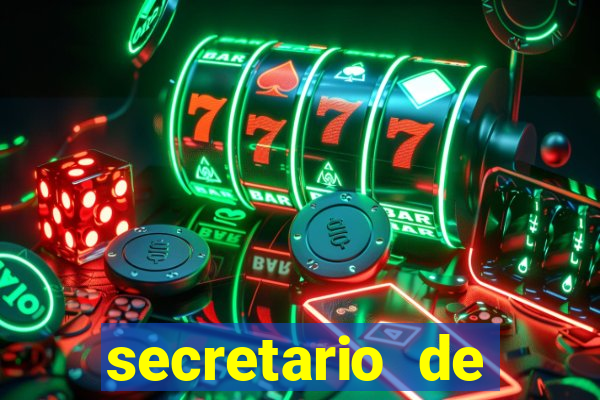 secretario de esporte salario