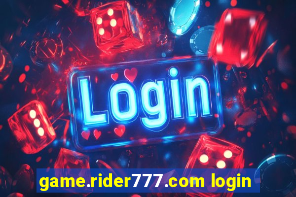 game.rider777.com login